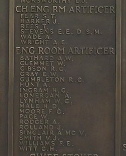 Memorial to Reginald Charles Gumbleton, 1915
